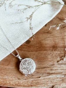 sterling silver locket necklace